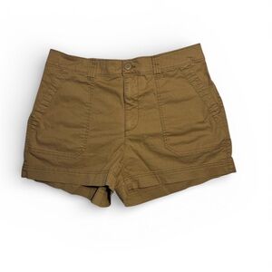 Old Navy High Rise OG Women's Tan Shorts Size L elastic waist